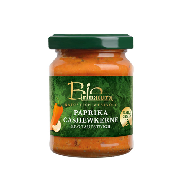 Pateu vegetal paprika si caju (fara gluten) BIO Rinatura – 125 g driedfruits.ro/ Conserve & Semipreparate